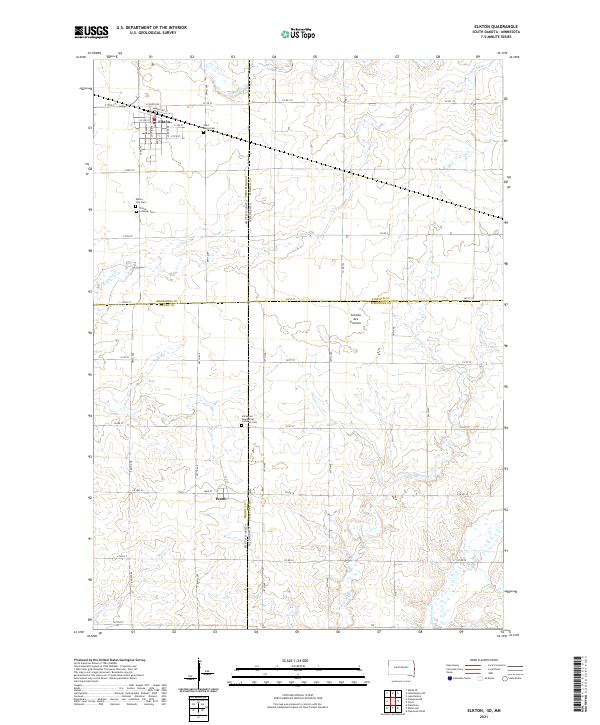 Elkton topographic map thumbnail