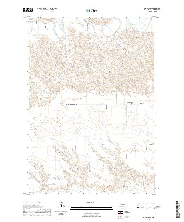 Elm Springs topographic map thumbnail