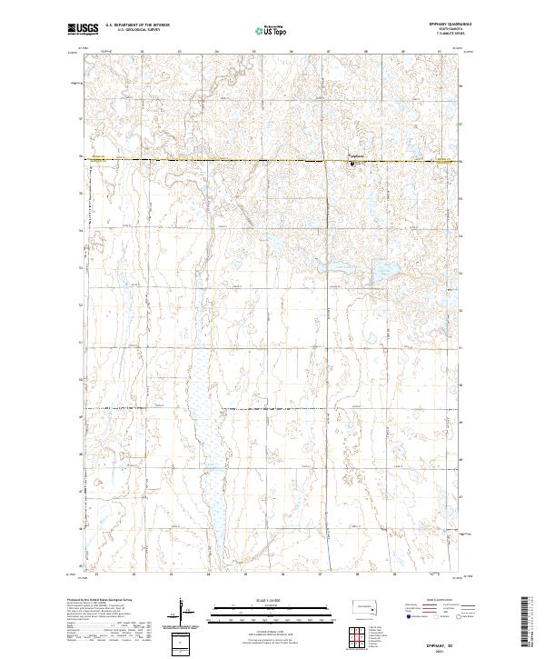 Epiphany topographic map thumbnail