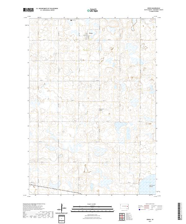 Erwin topographic map thumbnail