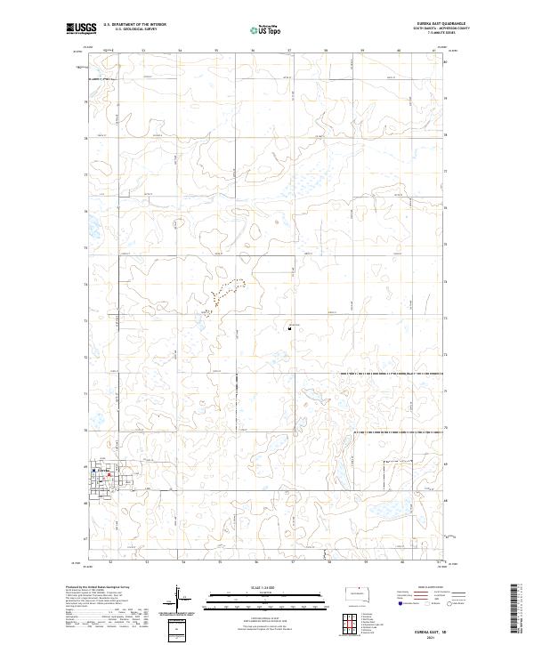 Eureka East topographic map thumbnail