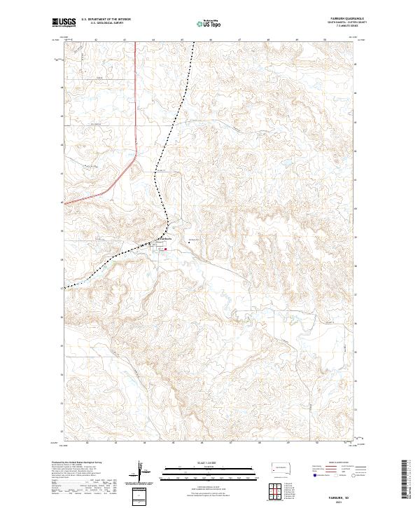 Fairburn topographic map thumbnail