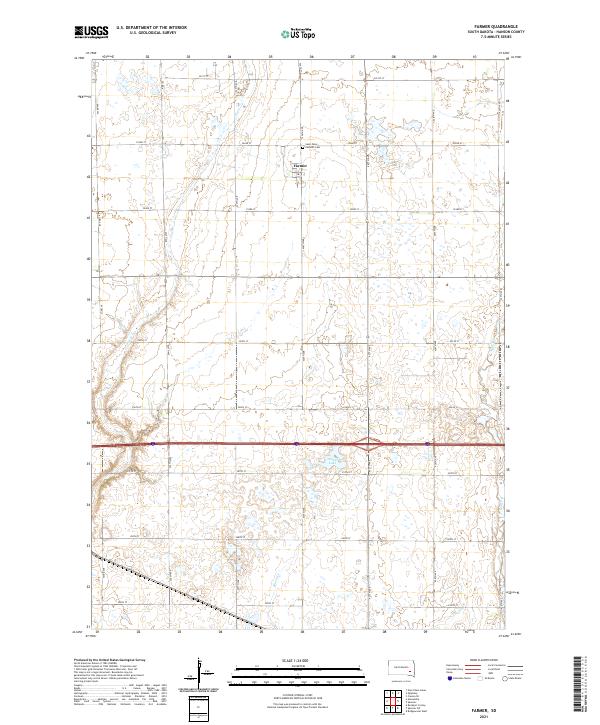 Farmer topographic map thumbnail