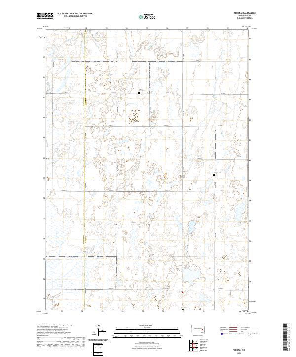 Fedora topographic map thumbnail