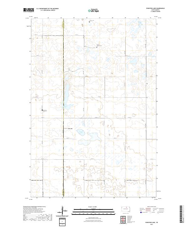 Feinstein Lake topographic map thumbnail