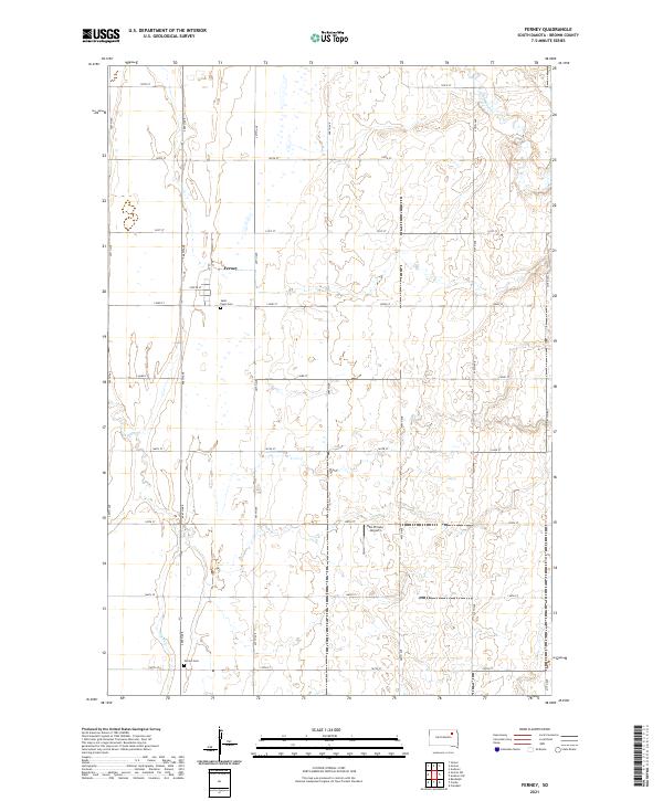 Ferney topographic map thumbnail