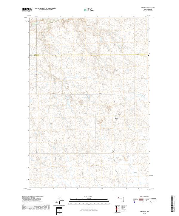 Firesteel topographic map thumbnail