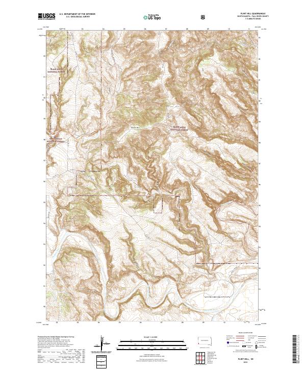 Flint Hill topographic map thumbnail