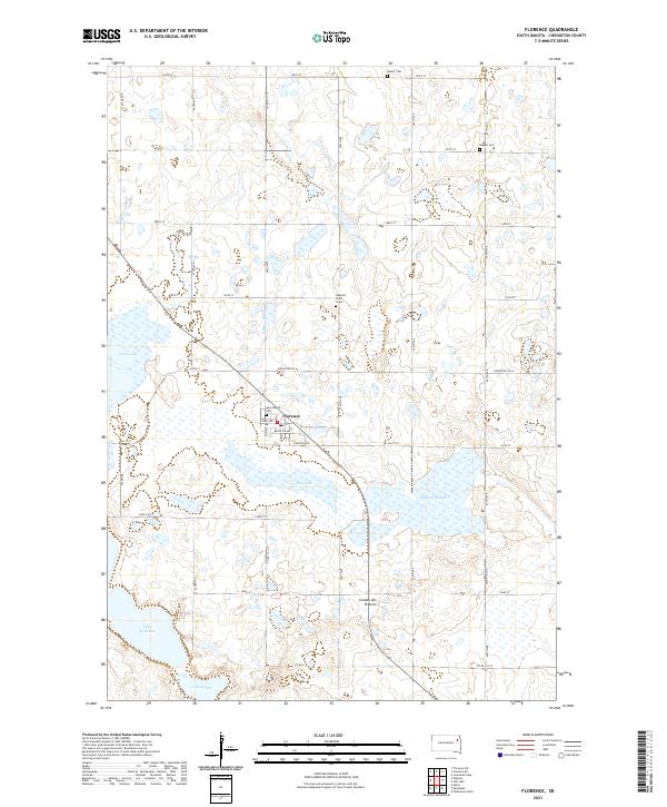 Florence topographic map thumbnail
