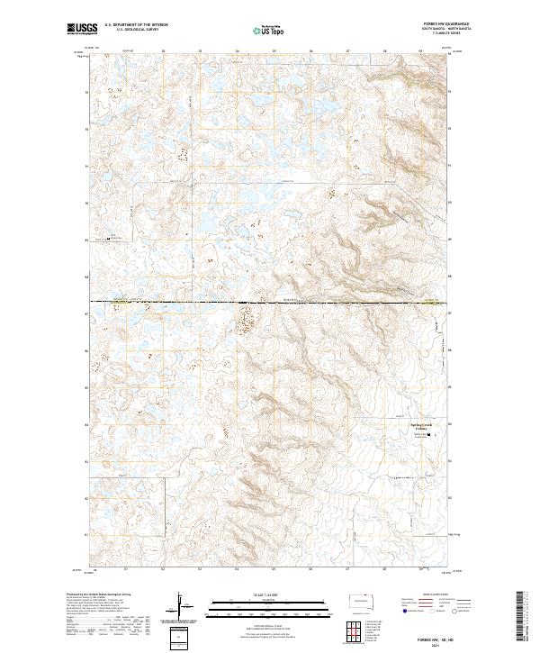 Forbes NW topographic map thumbnail