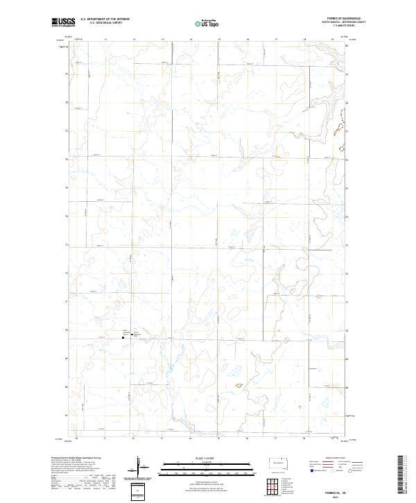 Forbes SE topographic map thumbnail