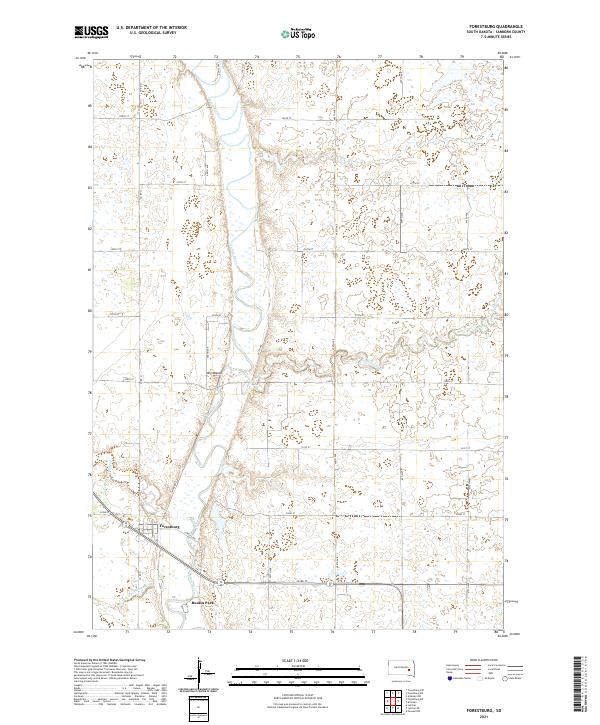 Forestburg topographic map thumbnail