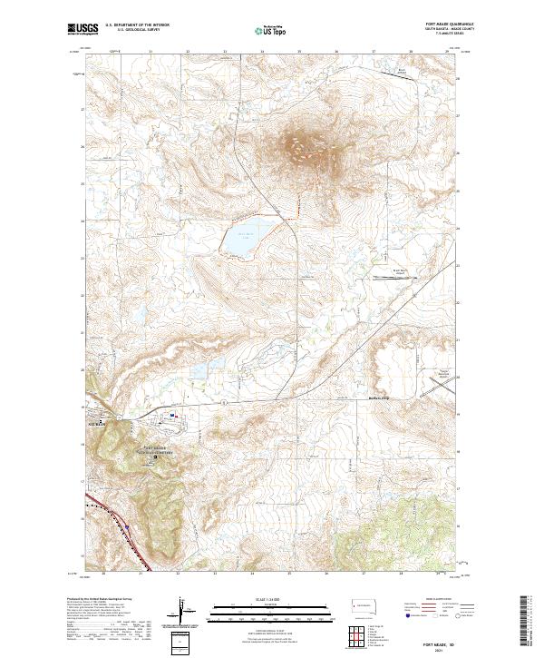 Fort Meade topographic map thumbnail