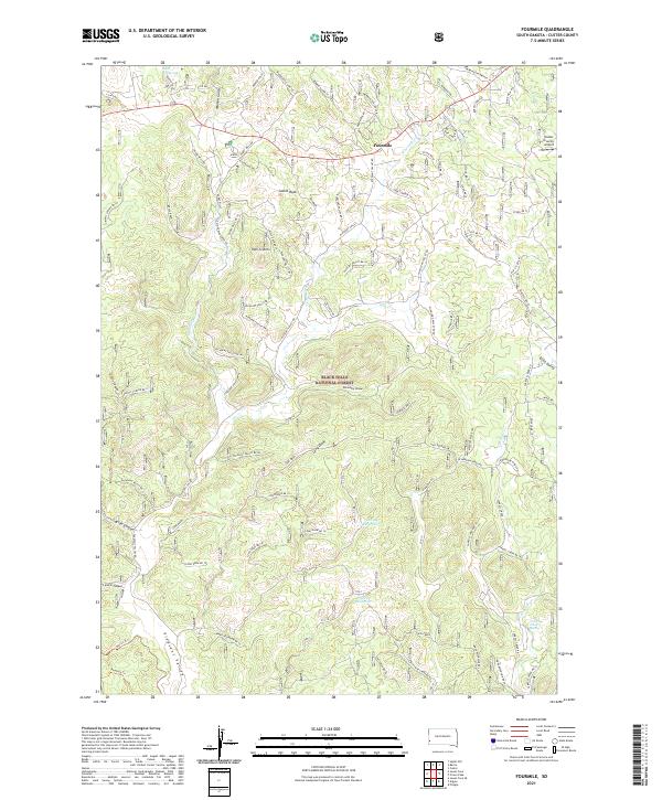 Fourmile topographic map thumbnail