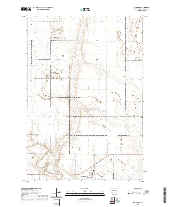 Frankfort topographic map thumbnail
