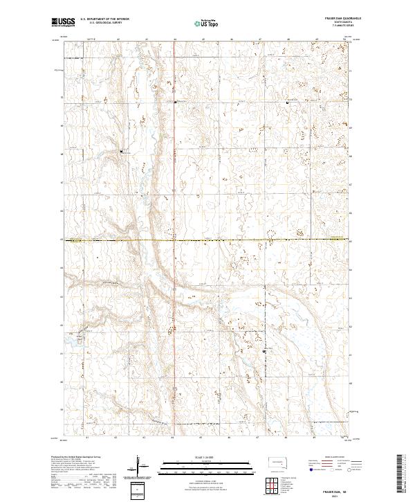 Fraser Dam topographic map thumbnail