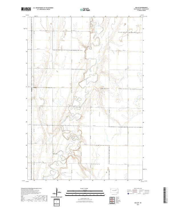 Gallup topographic map thumbnail