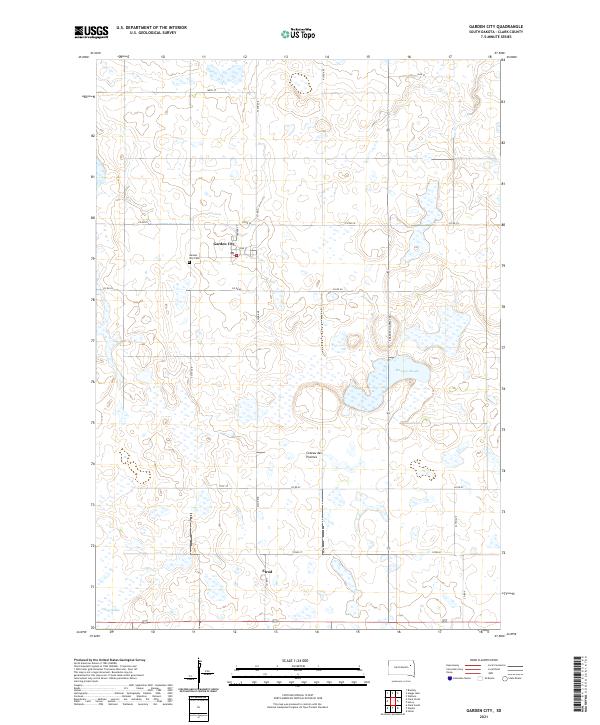 Garden City topographic map thumbnail
