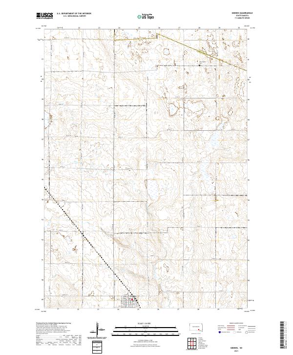 Geddes topographic map thumbnail
