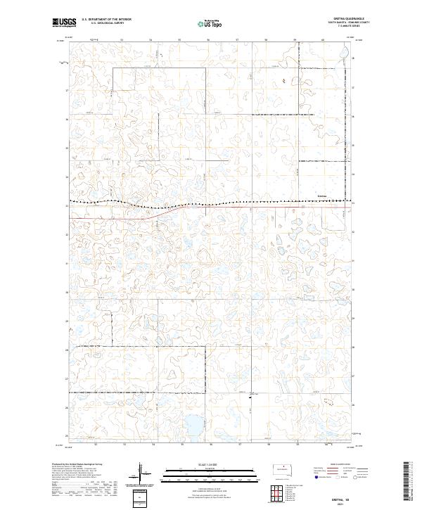 Gretna topographic map thumbnail