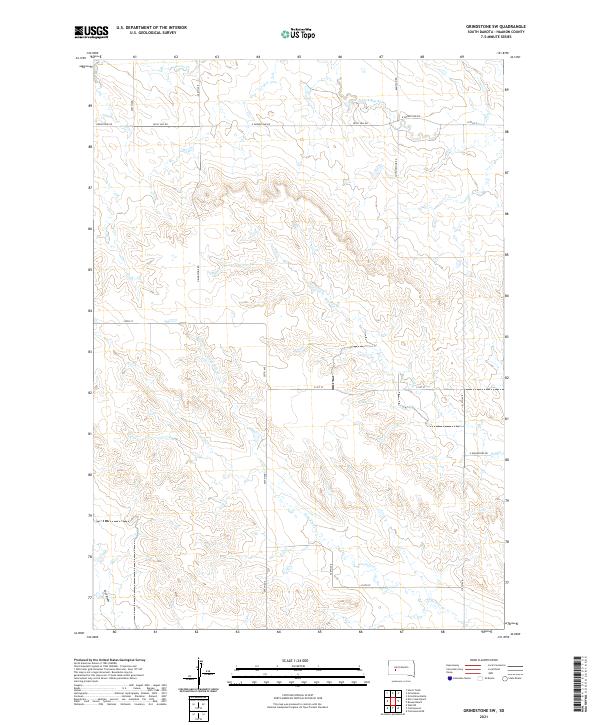 Grindstone SW topographic map thumbnail