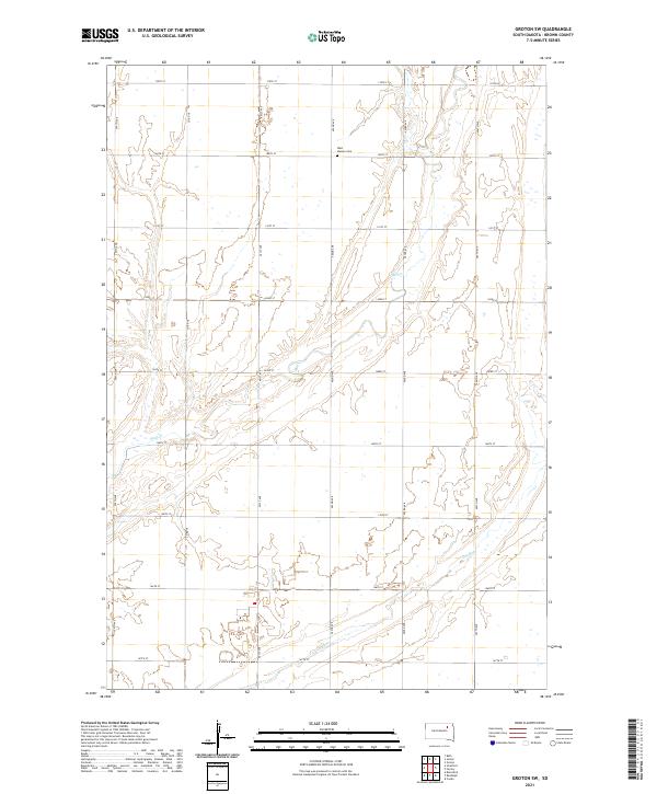 Groton SW topographic map thumbnail
