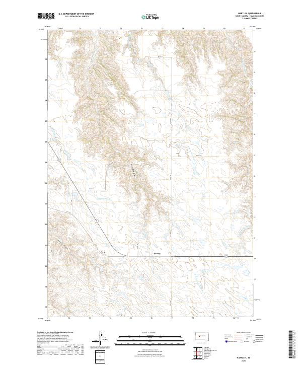 Hartley topographic map thumbnail