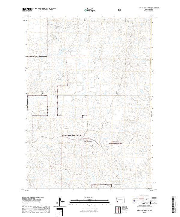 Hay Canyon Butte topographic map thumbnail