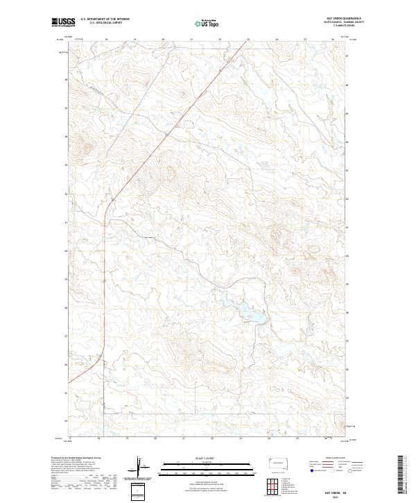 Hay Creek topographic map thumbnail