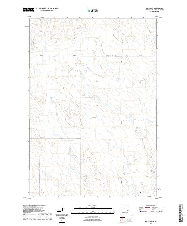 Hayes North topographic map thumbnail