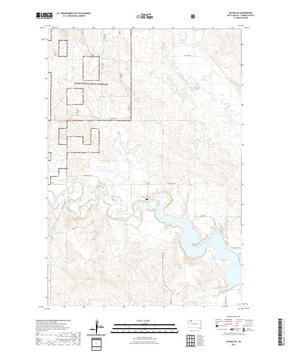 Haynes SE topographic map thumbnail