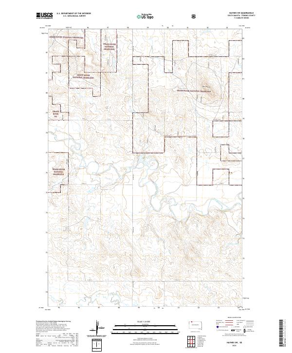 Haynes SW topographic map thumbnail