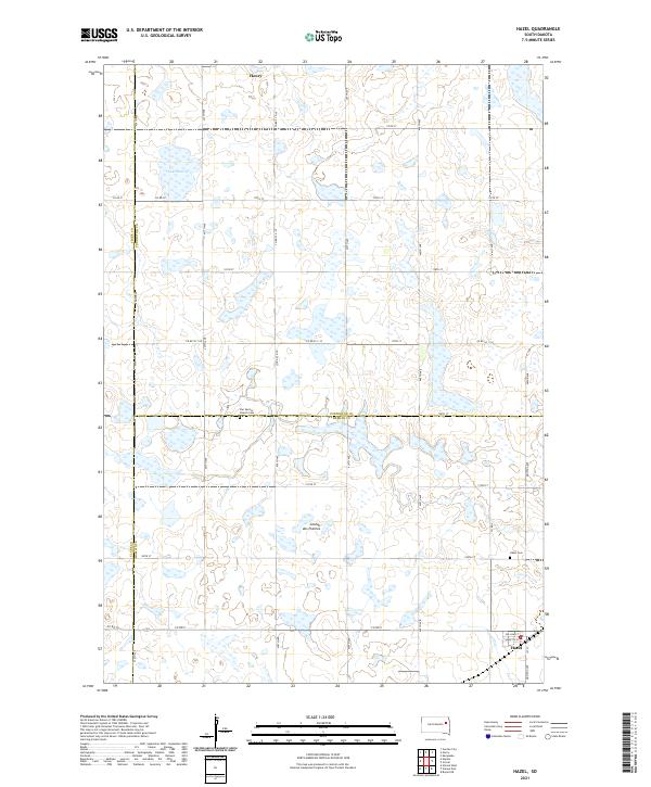 Hazel topographic map thumbnail