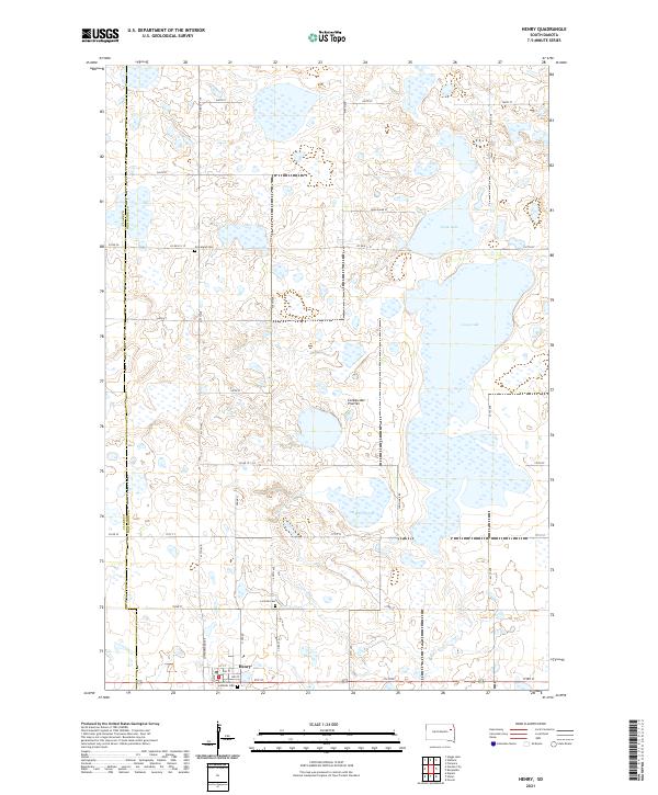 Henry topographic map thumbnail