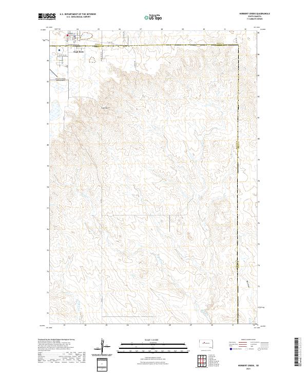 Herbert Creek topographic map thumbnail