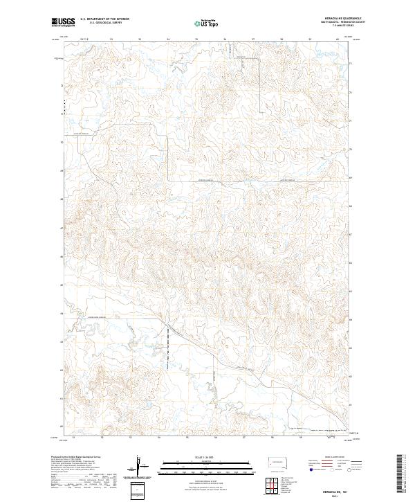 Hermosa NE topographic map thumbnail