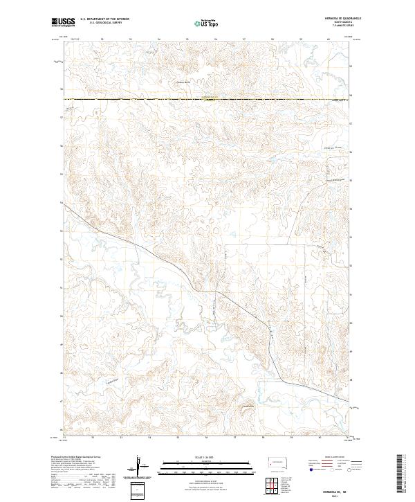 Hermosa SE topographic map thumbnail