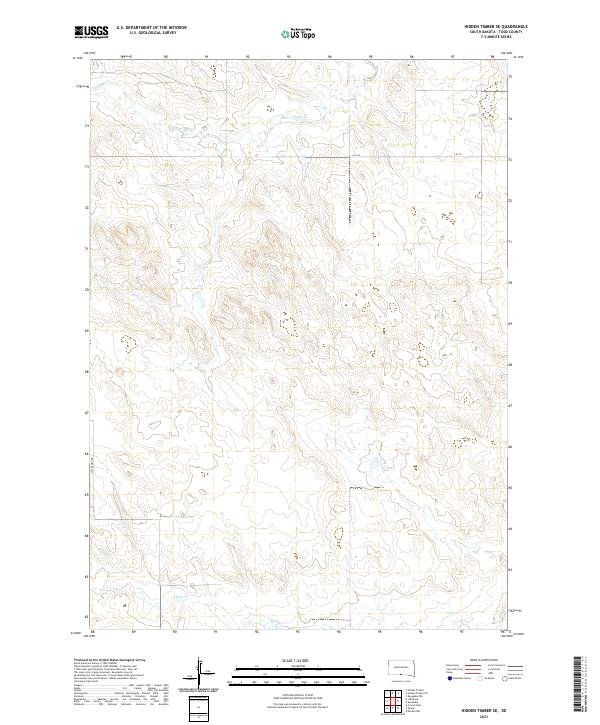 Hidden Timber SE topographic map thumbnail