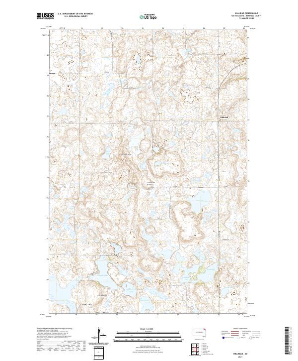 Hillhead topographic map thumbnail