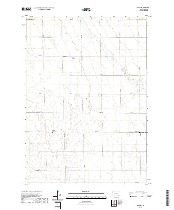 Hillside topographic map thumbnail