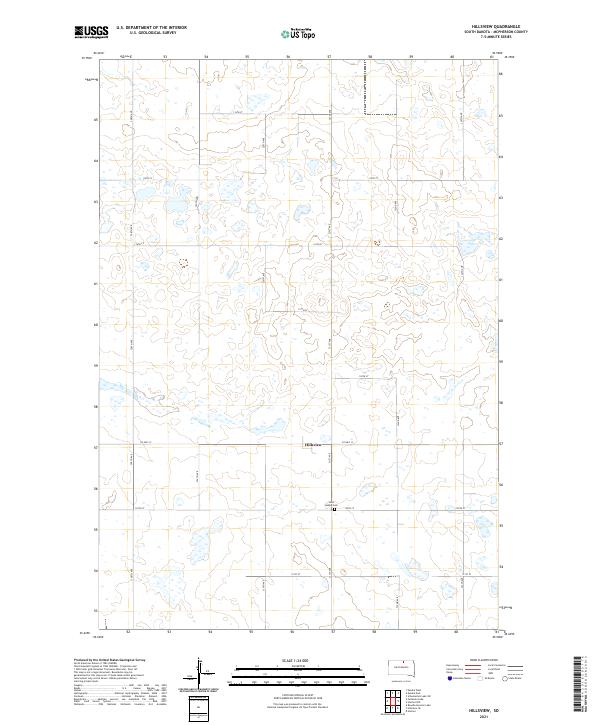 Hillsview topographic map thumbnail