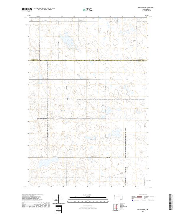 Hillsview SE topographic map thumbnail