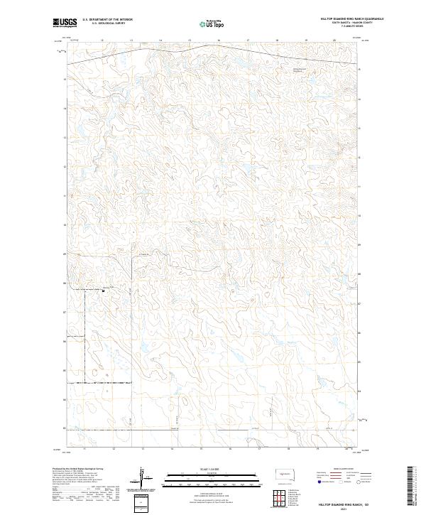 Hilltop Diamond Ring Ranch topographic map thumbnail