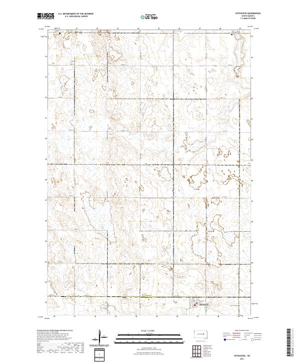 Hitchcock topographic map thumbnail