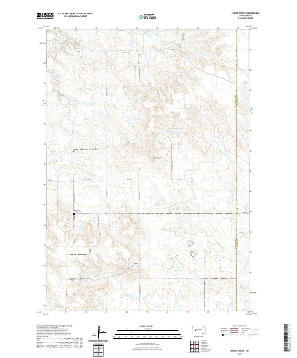 Horse Tooth topographic map thumbnail
