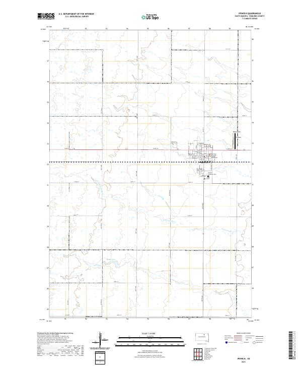 Ipswich topographic map thumbnail