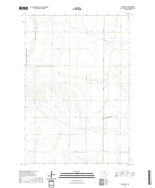 Ipswich SE topographic map thumbnail