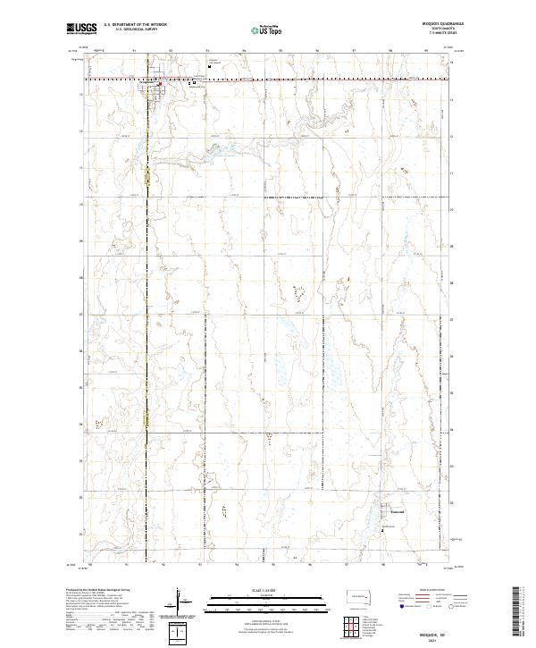 Iroquois topographic map thumbnail