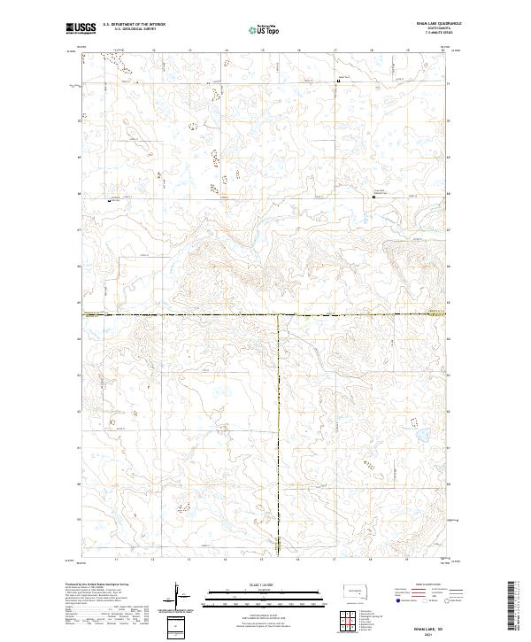 Isham Lake topographic map thumbnail