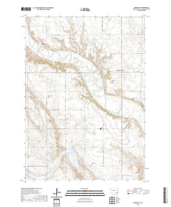 Jamesville topographic map thumbnail